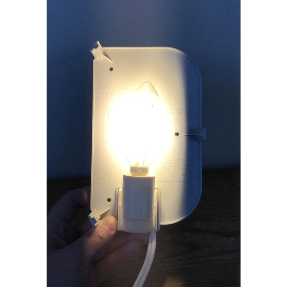 IKEA Smila Crescent Moon Mane Yellow Kids Room Wall Night Light